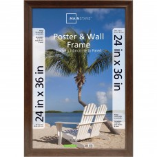 Mainstays 24x36 Wide Walnut Poster and Picture Frame   553652594
